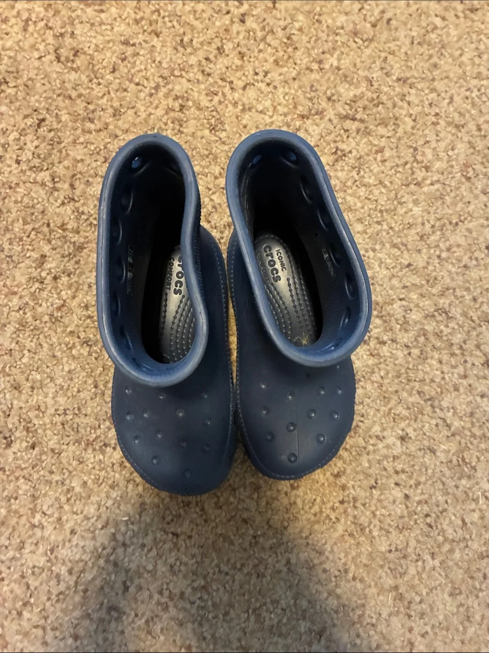CROCS Kids Dark Blue Waterproof Rain & Snow Boots